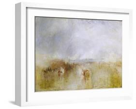 The Arrival of Louis-Philippe at the Royal Clarence Yard, Gosport, 8 October 1844-J. M. W. Turner-Framed Giclee Print