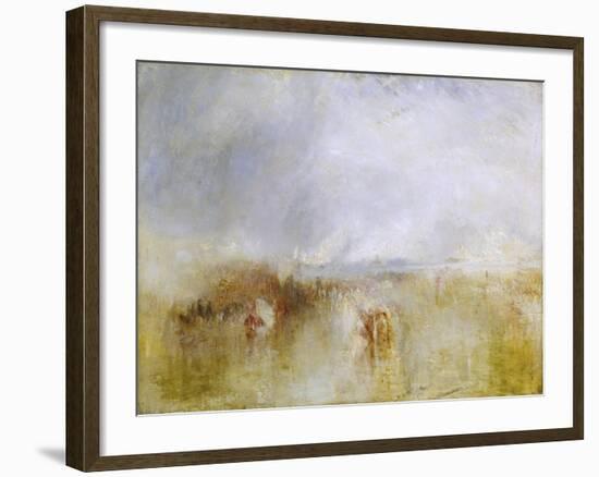 The Arrival of Louis-Philippe at the Royal Clarence Yard, Gosport, 8 October 1844-J. M. W. Turner-Framed Giclee Print