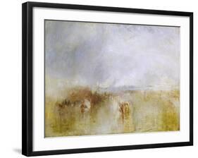 The Arrival of Louis-Philippe at the Royal Clarence Yard, Gosport, 8 October 1844-J. M. W. Turner-Framed Giclee Print