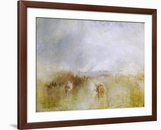 The Arrival of Louis-Philippe at the Royal Clarence Yard, Gosport, 8 October 1844-J. M. W. Turner-Framed Giclee Print