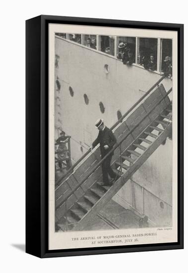 The Arrival of Major-General Baden-Powell at Southampton, 26 July-null-Framed Stretched Canvas