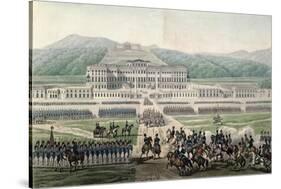 The Arrival of Napoleon Bonaparte at Schloss Schonbrunn, circa 1820-Alexandre De La Borde-Stretched Canvas