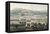 The Arrival of Napoleon Bonaparte at Schloss Schonbrunn, circa 1820-Alexandre De La Borde-Framed Stretched Canvas