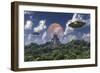 The Arrival of Planet Nibiru as Seen from a Mayan Pyramid-Stocktrek Images-Framed Art Print