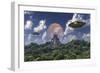 The Arrival of Planet Nibiru as Seen from a Mayan Pyramid-Stocktrek Images-Framed Art Print