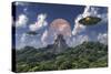 The Arrival of Planet Nibiru as Seen from a Mayan Pyramid-Stocktrek Images-Stretched Canvas