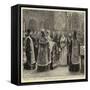 The Arrival of Princess Marie and Prince Ferdinand in Roumania-null-Framed Stretched Canvas