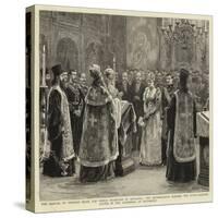 The Arrival of Princess Marie and Prince Ferdinand in Roumania-null-Stretched Canvas