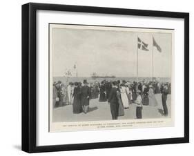 The Arrival of Queen Alexandra at Copenhagen-null-Framed Giclee Print