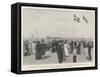 The Arrival of Queen Alexandra at Copenhagen-null-Framed Stretched Canvas