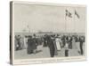 The Arrival of Queen Alexandra at Copenhagen-null-Stretched Canvas