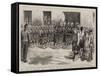 The Arrival of Regimental Drafts at Gibraltar-Godefroy Durand-Framed Stretched Canvas