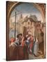 'The Arrival of St. Ursula at Cologne', 1489, (c1915)-Hans Memling-Stretched Canvas