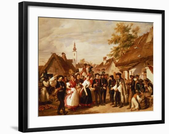 The Arrival of the Bride, 1856-Miklos Barabas-Framed Giclee Print