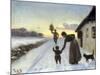 The Arrival of the Christmas Tree-Hans Anderson Brendekilde-Mounted Giclee Print