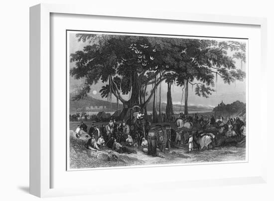 The Arrival of the Contingent Force of the Sikh Irregular Cavalry, India, C1860-null-Framed Giclee Print