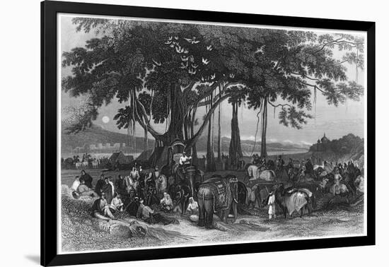 The Arrival of the Contingent Force of the Sikh Irregular Cavalry, India, C1860-null-Framed Giclee Print