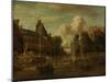 The Arrival of the Embassy of Muscovy in Amsterdam on August 1697-Abraham Storck-Mounted Giclee Print