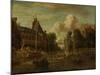 The Arrival of the Embassy of Muscovy in Amsterdam on August 1697-Abraham Storck-Mounted Giclee Print