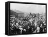 The Arrival of the First Train on the 2ft Gauge Railway to Beira, Mozambique, 1898-null-Framed Stretched Canvas