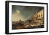 The Arrival of the French Ambassador in Venice, 1740-Giovanni Antonio Canal-Framed Giclee Print