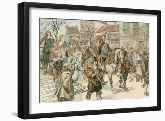 The Arrival of the Great Elector-Carl Rohling-Framed Giclee Print