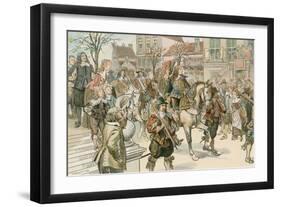 The Arrival of the Great Elector-Carl Rohling-Framed Giclee Print