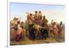 The Arrival of the Harvesters in the Pontine Marshes, 1830-Louis Leopold Robert-Framed Giclee Print