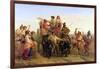 The Arrival of the Harvesters in the Pontine Marshes, 1830-Louis Leopold Robert-Framed Giclee Print