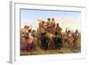 The Arrival of the Harvesters in the Pontine Marshes, 1830-Louis Leopold Robert-Framed Giclee Print