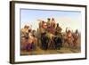 The Arrival of the Harvesters in the Pontine Marshes, 1830-Louis Leopold Robert-Framed Giclee Print