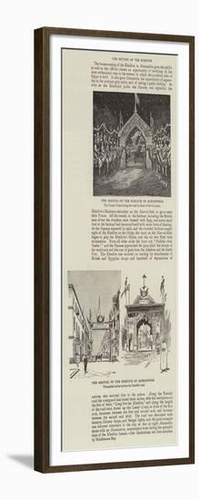 The Arrival of the Khedive at Alexandria-null-Framed Giclee Print
