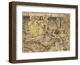 The Arrival of the Muses of Art at Architecture, 1890-Jan Theodore Toorop-Framed Giclee Print