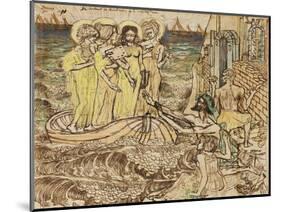 The Arrival of the Muses of Art at Architecture, 1890-Jan Theodore Toorop-Mounted Giclee Print