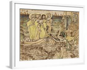 The Arrival of the Muses of Art at Architecture, 1890-Jan Theodore Toorop-Framed Giclee Print