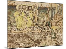 The Arrival of the Muses of Art at Architecture, 1890-Jan Theodore Toorop-Mounted Giclee Print