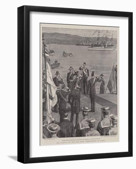 The Arrival of the New High Commissioner in Crete-Frank Dadd-Framed Giclee Print