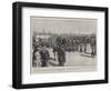 The Arrival of the New South Wales Lancers at Cape Town, Leaving the Wharf for the Railway Station-Frederic De Haenen-Framed Giclee Print