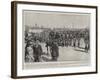 The Arrival of the New South Wales Lancers at Cape Town, Leaving the Wharf for the Railway Station-Frederic De Haenen-Framed Giclee Print