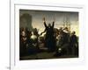 The Arrival of the Pilgrim Fathers, 1863-Antonio Gisbert-Framed Giclee Print