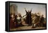 The Arrival of the Pilgrim Fathers, circa 1864-Antonio Gisbert-Framed Stretched Canvas