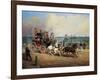 The Arrival of the Royal Mail, Brighton, England-John Charles Maggs-Framed Giclee Print