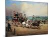 The Arrival of the Royal Mail, Brighton, England-John Charles Maggs-Mounted Giclee Print