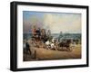 The Arrival of the Royal Mail, Brighton, England-John Charles Maggs-Framed Giclee Print
