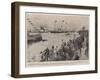 The Arrival of the Royal Yacht in Kingstown Harbour-Frank Craig-Framed Giclee Print