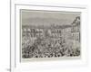 The Arrival of the Shah in Teheran, Persia, after His Tour Through Europe-null-Framed Giclee Print