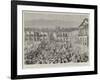 The Arrival of the Shah in Teheran, Persia, after His Tour Through Europe-null-Framed Giclee Print