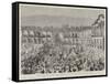 The Arrival of the Shah in Teheran, Persia, after His Tour Through Europe-null-Framed Stretched Canvas