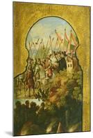 The Arrival of the Spanish, Lead by Cortez, in the Plateau of Mexico City-null-Mounted Giclee Print