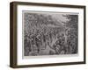 The Arrival of the Squadron of New South Wales Lancers, their Welcome to Aldershot-William T. Maud-Framed Giclee Print